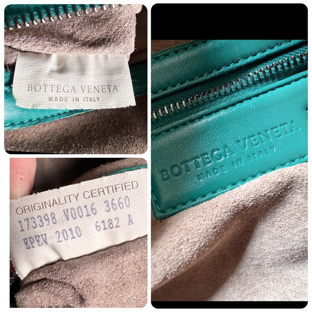 SOLD🎄Bottega Veneta montaigne teal green intrecciato satchel shoulder bag - Picture 15 of 15